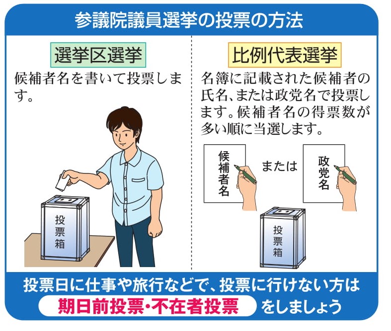 投票の方法