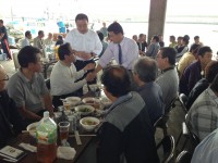 那珂湊八朔祭り 若連朝食会